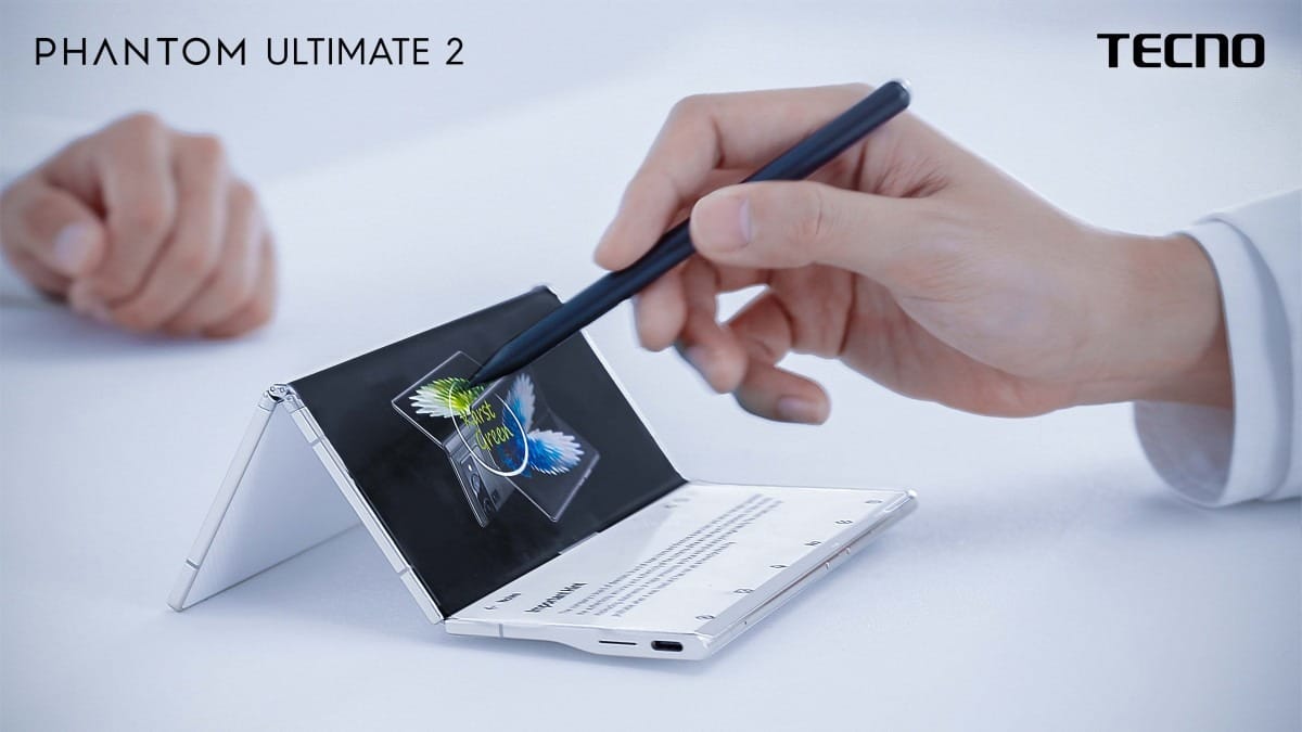 Tecno giới thiệu điện thoại màn hình gập ba 10 inch