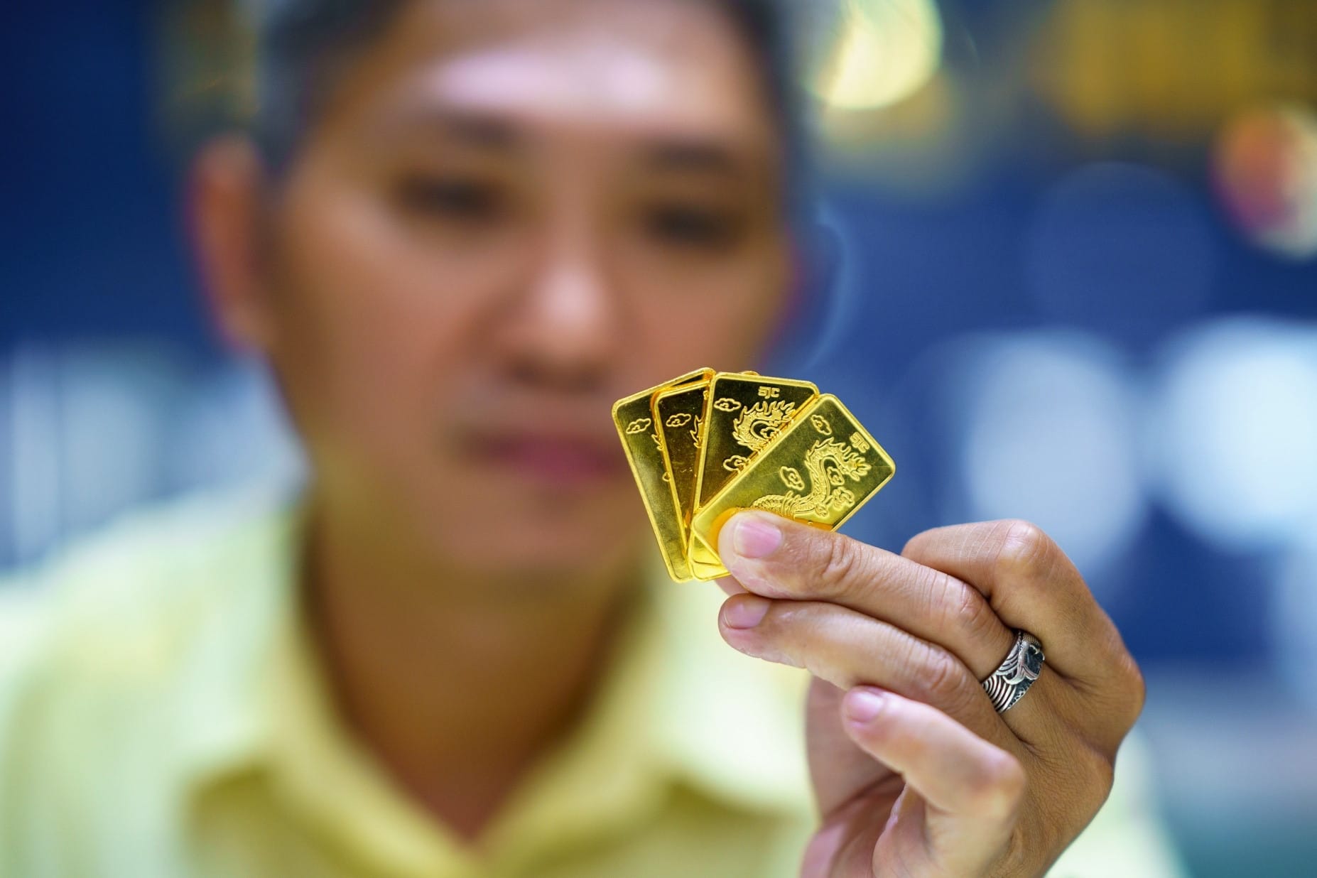 Giá vàng trong nước vẫn bình ổn (Ảnh: Vietnamnet)