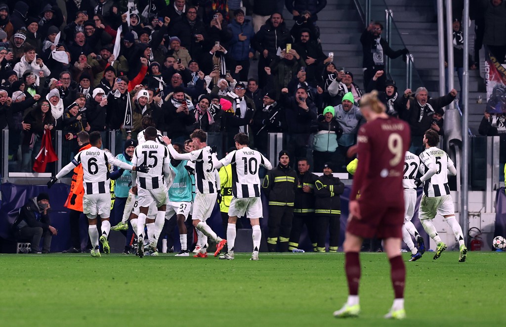 Juventus Đánh Bại Man City Trong Trận Thứ Ba Của Vòng Bảng Champions League với tỷ số 2-0