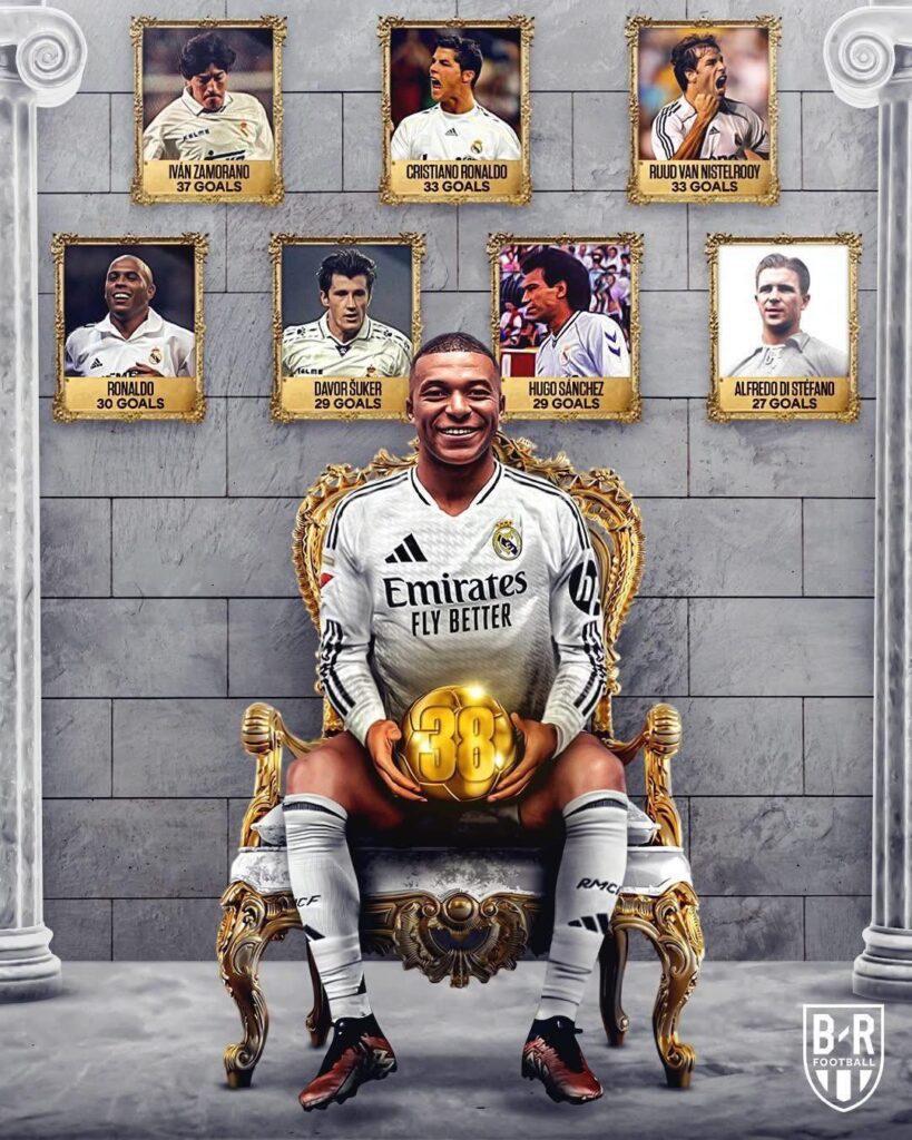 Mbappe lập hat-trick, phá kỷ lục 33 năm trong ngày Real Madrid thua đau Barcelona Mbappe lập hat-trick, phá kỷ lục 33 năm trong ngày Real Madrid thua đau Barcelona