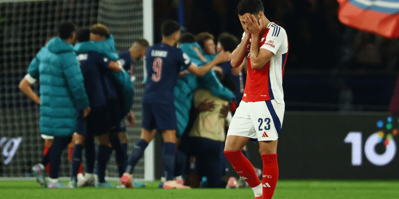 Arsenal gục ngã trước PSG: Thất bại là khởi đầu mới cho pháo thủ