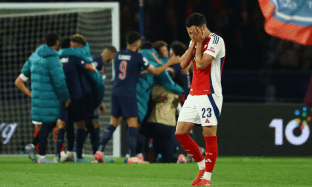 Arsenal gục ngã trước PSG: Thất bại là khởi đầu mới cho pháo thủ