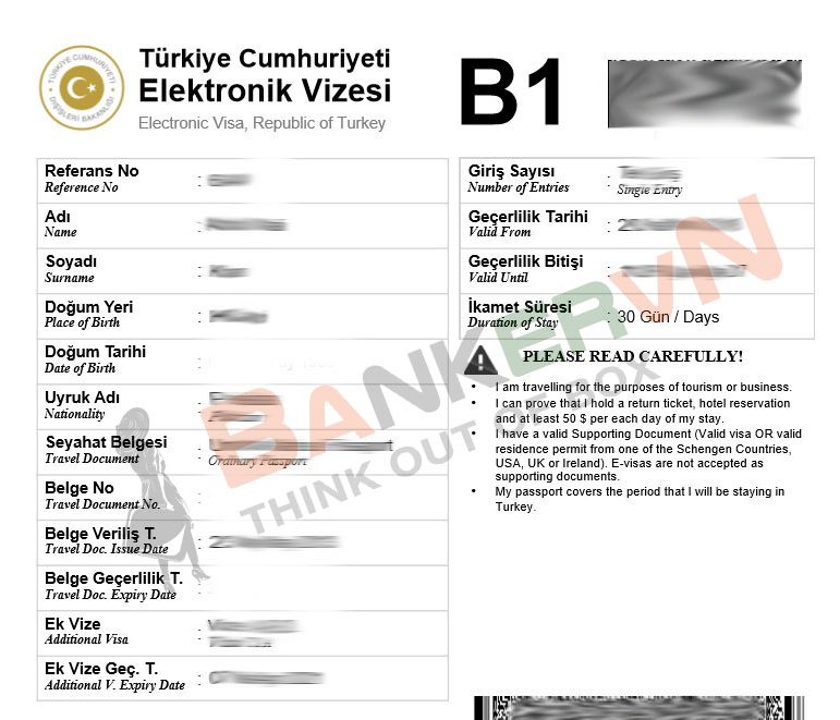 E-visa Thổ Nhĩ Kỳ: Hướng dẫn xin visa nhanh chóng cho người Việt Thông tin cần biết về e-visa Thổ Nhĩ Kỳ