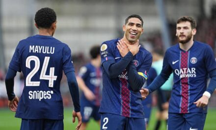 Hakimi Lập Cú Đúp, PSG Quyết Đoán Trở Lại Ngôi Đầu Ligue 1