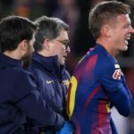 Dani Olmo chấn thương vai khiến anh nghỉ thi đấu đến 2026