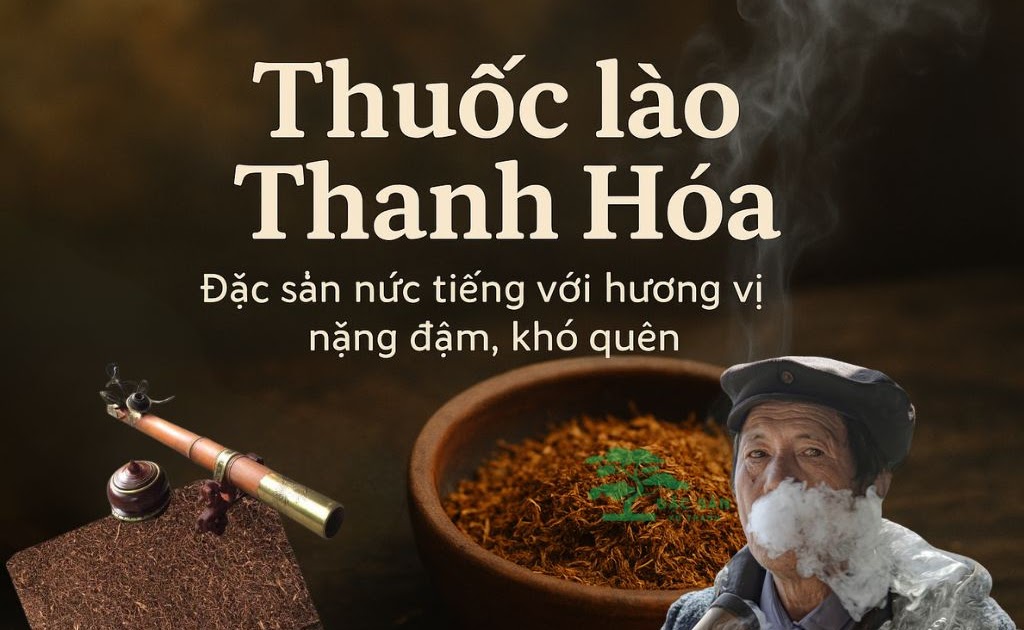 Thuốc lào Thanh Hóa đặc sản đậm chất xứ Thanh Thuốc lào Thanh Hóa cách thưởng thức đúng vị cho người mê ẩm thực