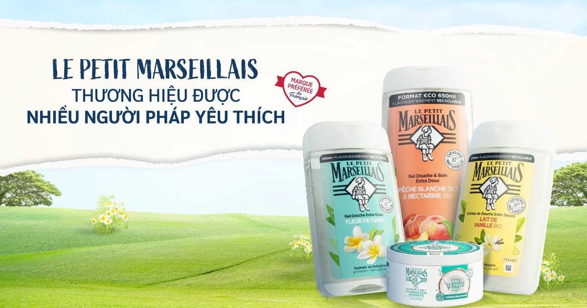 Le Petit Marseillais – bí mật Pháp cho làn da mềm mại