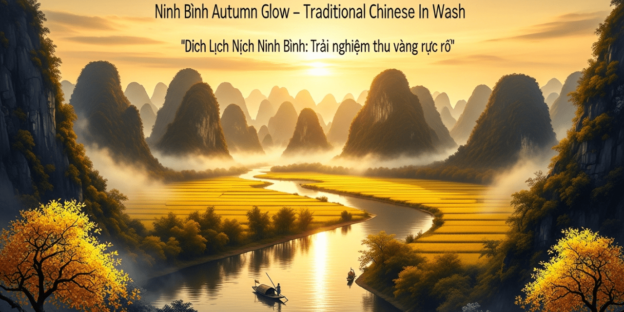 Du lịch Ninh Bình: Trải nghiệm thu vàng rực rỡ